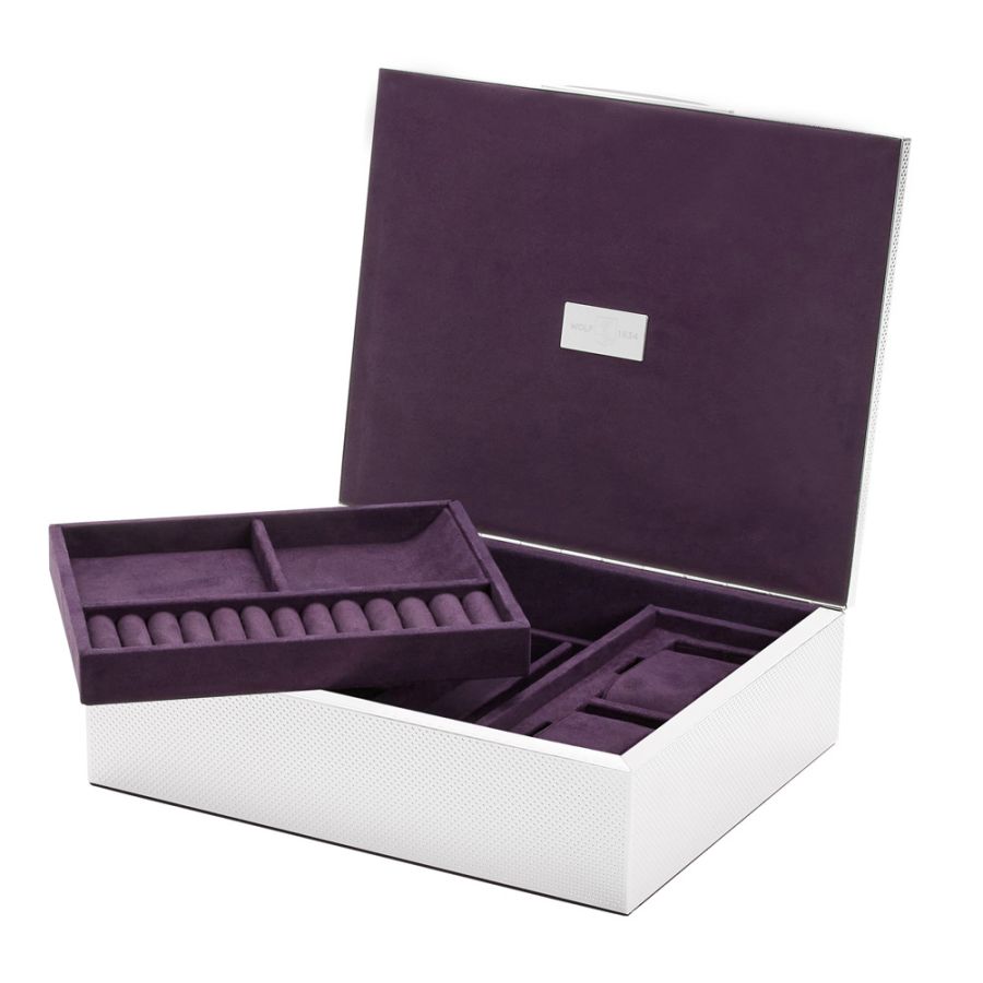 Wolf Silver Watch Jewelry and Legacy Box