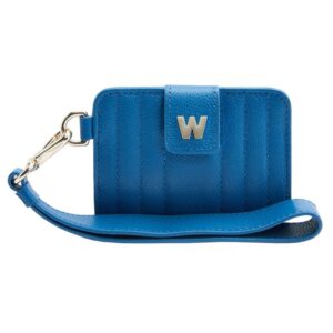 Wolf Mimi Credit Card Holder with Wristlet Marine