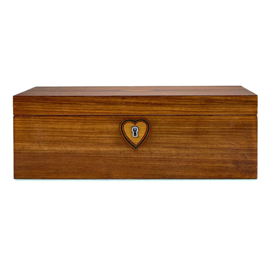 Wolf Ballet Musical Jewellery Box - Walnut Wood - Sleeping Beauty